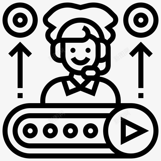 游戏玩家运动4直线型svg_新图网 https://ixintu.com 游戏 玩家 运动 直线 线型