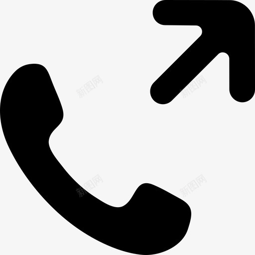 电话移动电话电话接收器svg_新图网 https://ixintu.com 电话 移动电话 接收器 常规 图标