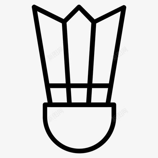 羽毛球游戏体育活动svg_新图网 https://ixintu.com 游戏 羽毛球 体育活动 运动 路线