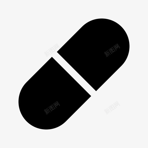 药丸阿司匹林胶囊svg_新图网 https://ixintu.com 药物 药丸 阿司匹林 胶囊