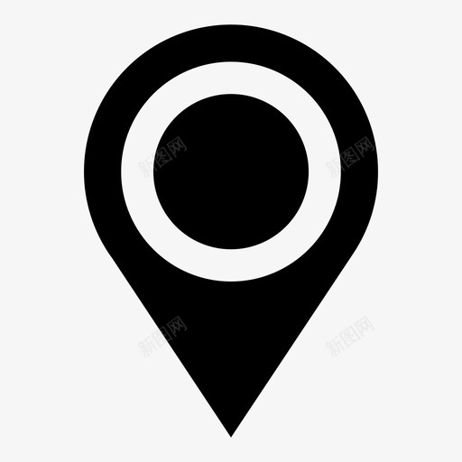 地图图钉gps导航互联网svg_新图网 https://ixintu.com 地图 图钉 手机 导航 互联网 信号 信号手 图标