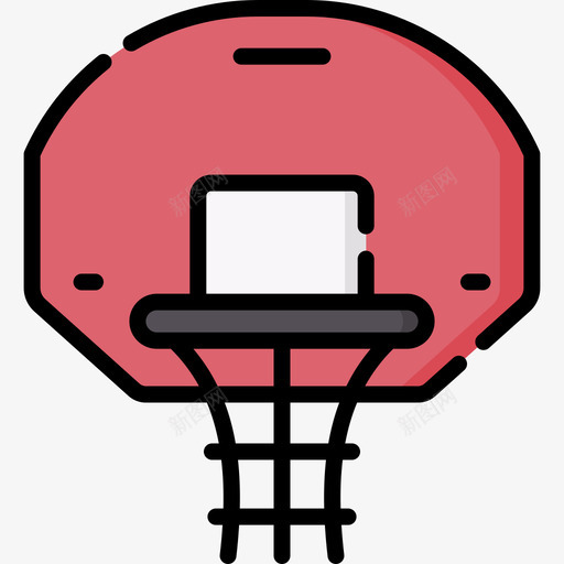 篮球圈操场59线颜色svg_新图网 https://ixintu.com 篮球 操场 颜色