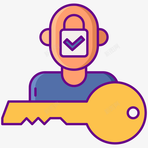 加密网络安全38线性颜色svg_新图网 https://ixintu.com 加密 网络安全 线性 颜色