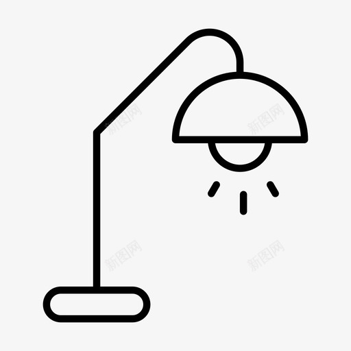 灯照明灯罩svg_新图网 https://ixintu.com 照明灯 灯罩 台灯 设备