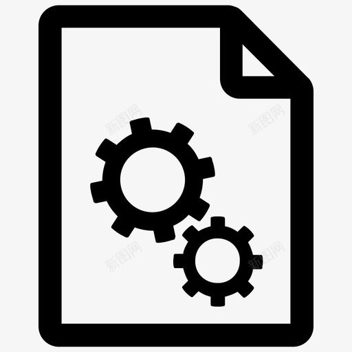 设置页面选项项目svg_新图网 https://ixintu.com 设置 页面 选项 项目 混合 图标