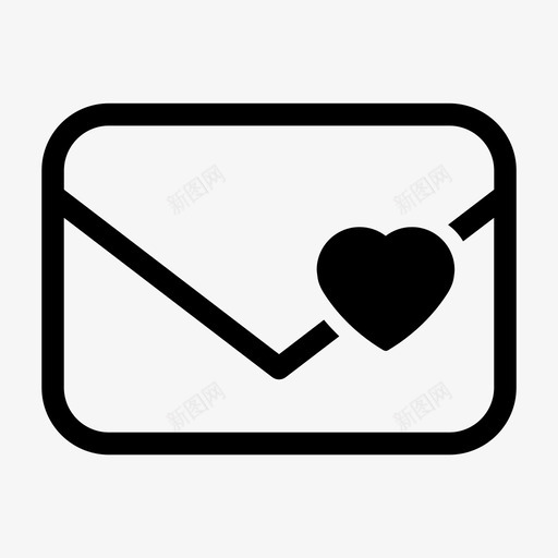 爱的信息聊天信封svg_新图网 https://ixintu.com 爱的 信息 信封 聊天