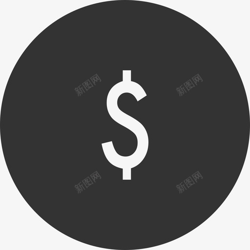 美元圆Bsvg_新图网 https://ixintu.com 美元