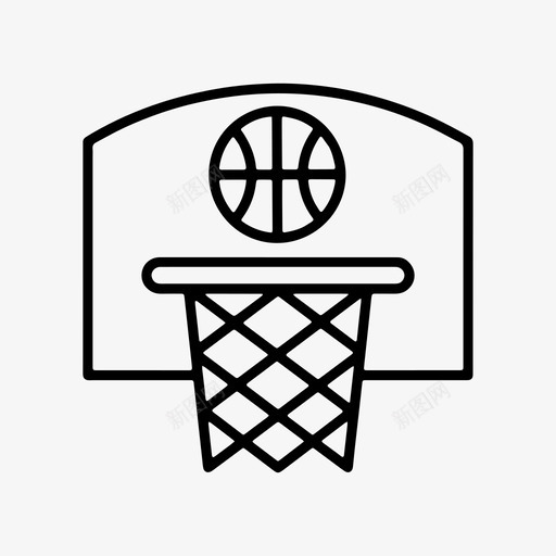 篮球比赛元素svg_新图网 https://ixintu.com 篮球 运动 比赛 元素