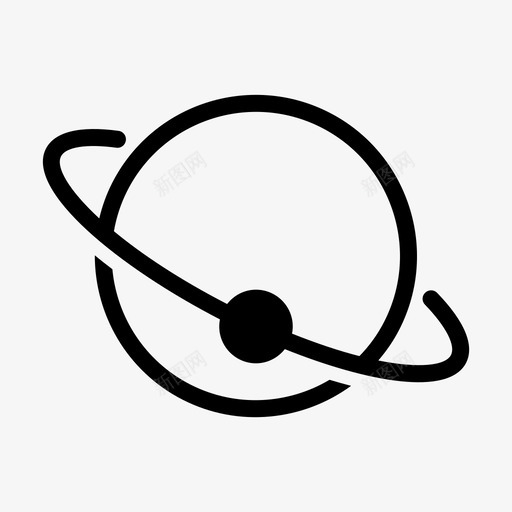 地球行星月球公转svg_新图网 https://ixintu.com 行星 地球 月球 公转 土星 太空
