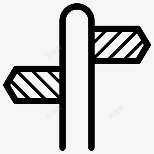 标牌箭头道路svg_新图网 https://ixintu.com 标牌 箭头 道路 木制