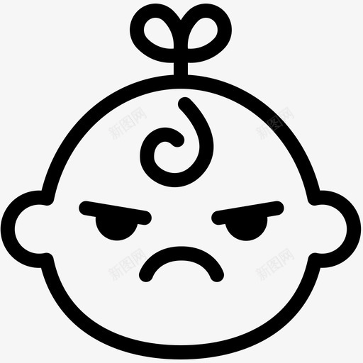 madbabychildsvg_新图网 https://ixintu.com 表情 符号