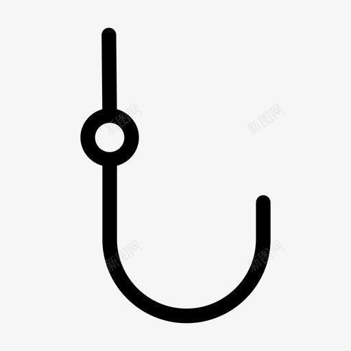 鱼钩渔夫度假svg_新图网 https://ixintu.com 鱼钩 渔夫 度假 假日 大胆 图标