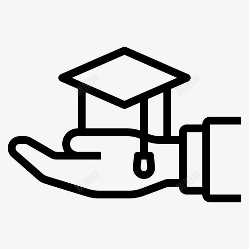 毕业证书学位svg_新图网 https://ixintu.com 毕业证书 学位 文凭 学历教育 大纲 图标