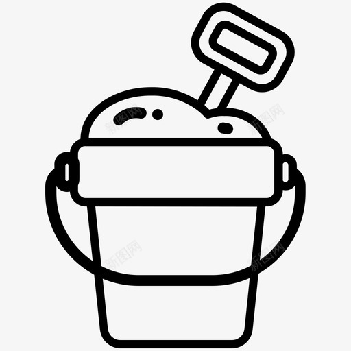 沙桶乐趣沙勺svg_新图网 https://ixintu.com 沙桶 乐趣 沙勺 阳光 坦克 夏日 元素