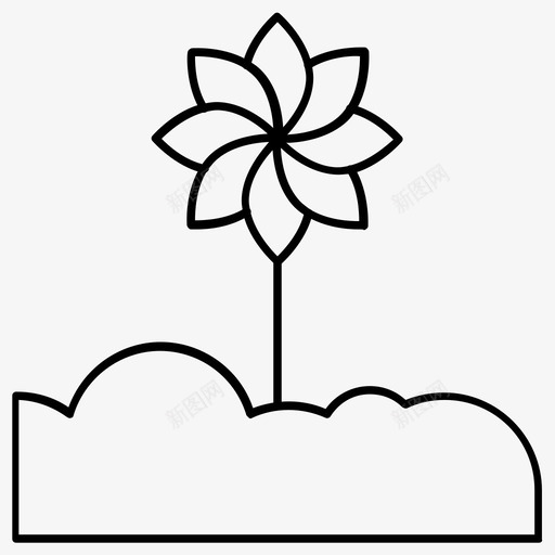 花卉农业花园svg_新图网 https://ixintu.com 花卉 农业 花园 自然 植物