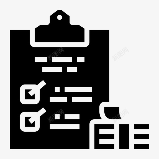 预算支票成本svg_新图网 https://ixintu.com 预算 支票 成本 列表 资金 业务 实体 实体图 图标