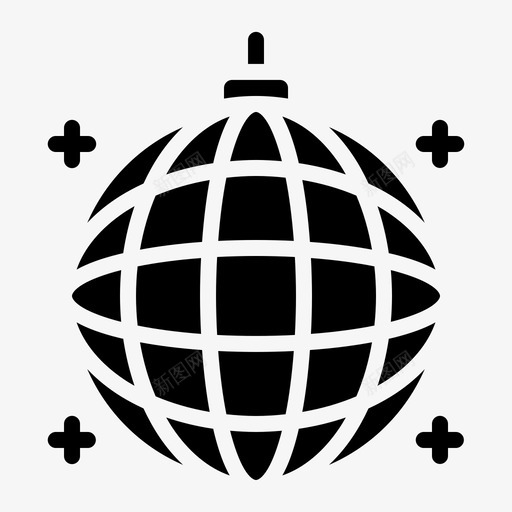 迪斯科球庆祝灯光svg_新图网 https://ixintu.com 迪斯科 庆祝 聚会 灯光 雕文