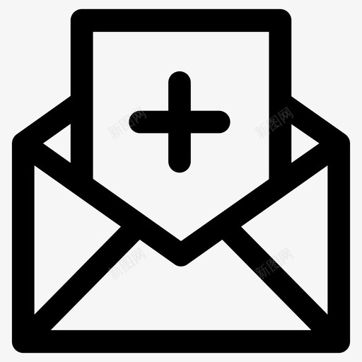 请柬信封信svg_新图网 https://ixintu.com 请柬 信封 信信