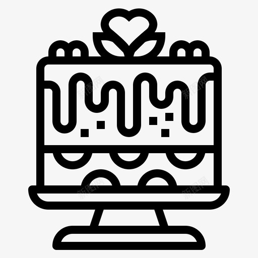蛋糕爱情和情人节5直系svg_新图网 https://ixintu.com 蛋糕 爱情 情人节 直系