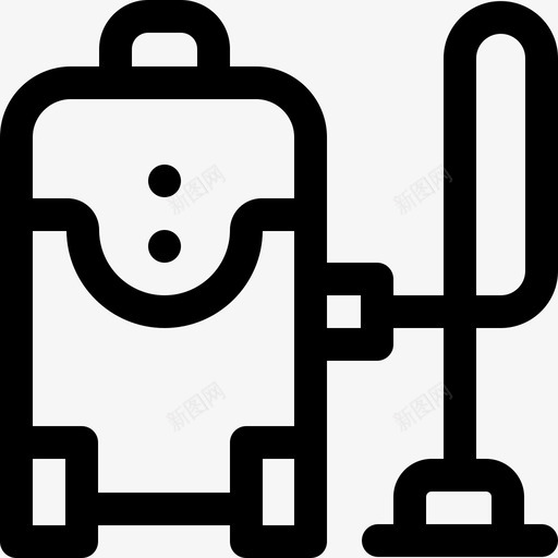 吸尘器家用电器37线性svg_新图网 https://ixintu.com 吸尘器 家用电器 线性