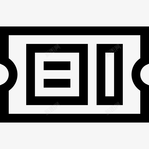 门票美式足球53直线式svg_新图网 https://ixintu.com 门票 美式 足球 直线式
