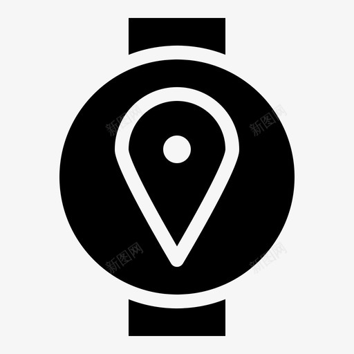 智能手表位置地图svg_新图网 https://ixintu.com 智能 手表 位置 地图 计算机 设备 电子 符号