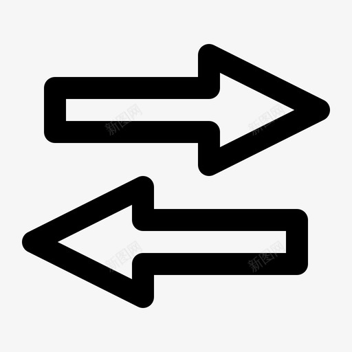 交易箭易货svg_新图网 https://ixintu.com 游戏 交易 易货 转让 设备