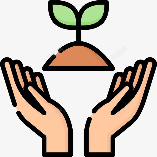 生态学生态学244线性颜色svg_新图网 https://ixintu.com 生态学 线性 颜色