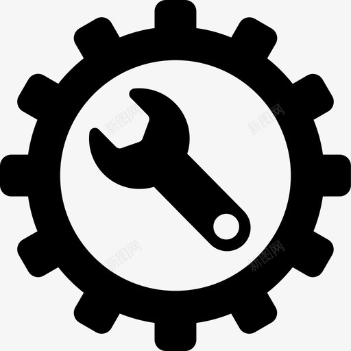 维修保养螺丝刀svg_新图网 https://ixintu.com 扳手 维修保养 螺丝刀 工具