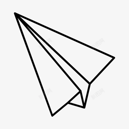 信飞机纸svg_新图网 https://ixintu.com 飞机 纸纸