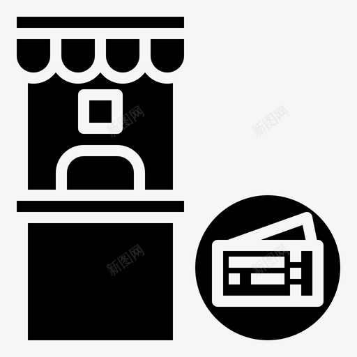 售票处马戏团娱乐svg_新图网 https://ixintu.com 售票处 马戏团 娱乐 通行证 表演 主题公园 标志
