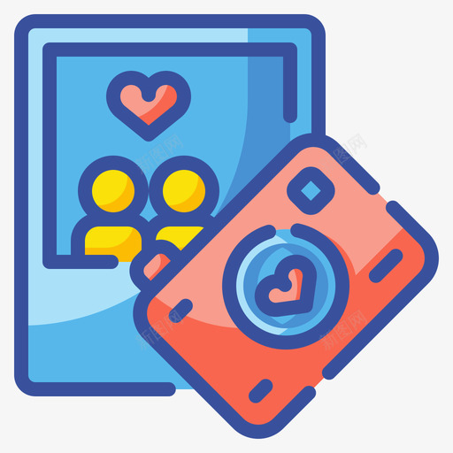 照片爱150线性颜色svg_新图网 https://ixintu.com 照片 线性 颜色