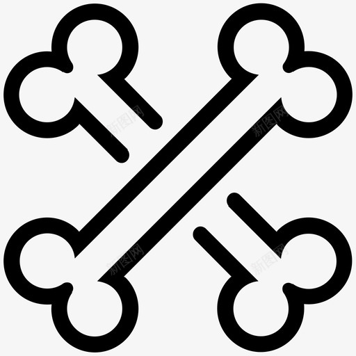 骨头动物狗粮svg_新图网 https://ixintu.com 动物 宠物 狗粮 狗骨头 骨头