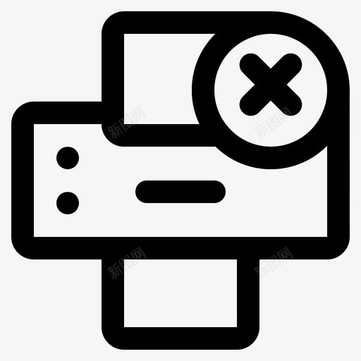打印删除文件设备打印机svg_新图网 https://ixintu.com 打印 删除 文件 设备 打印机 输出 技术 印行