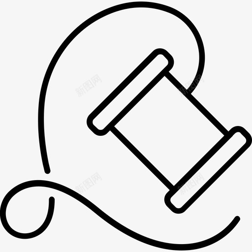钓鱼线缝纫裁剪svg_新图网 https://ixintu.com 钓鱼 缝纫 裁剪