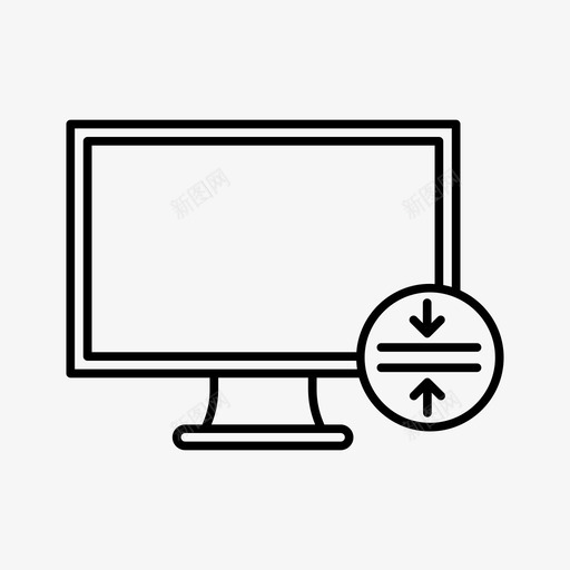 显示器边框无边框显示器svg_新图网 https://ixintu.com 屏幕 接口 无边 显示器 智慧大屏边框 液晶 液晶显示 电脑 电脑线框 轮廓 边框