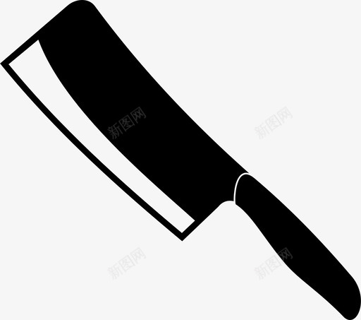 菜刀屠夫屠刀svg_新图网 https://ixintu.com 菜刀 屠夫 屠刀 厨房