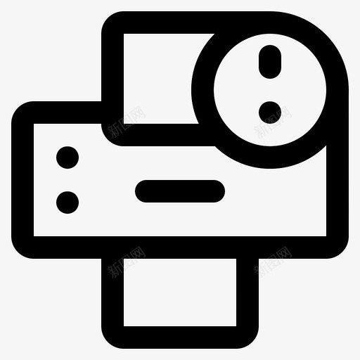 打印警告设备打印机svg_新图网 https://ixintu.com 打印 警告 设备 打印机 输出 技术