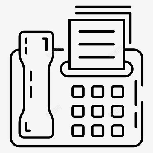传真机efax电子设备svg_新图网 https://ixintu.com 传真机 电子设备 输出 设备 电子 电器 向量 图标