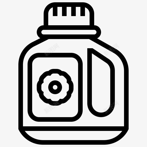 洗涤剂瓶化学品加仑svg_新图网 https://ixintu.com 洗涤剂 化学品 加仑 液体 清洁 管路