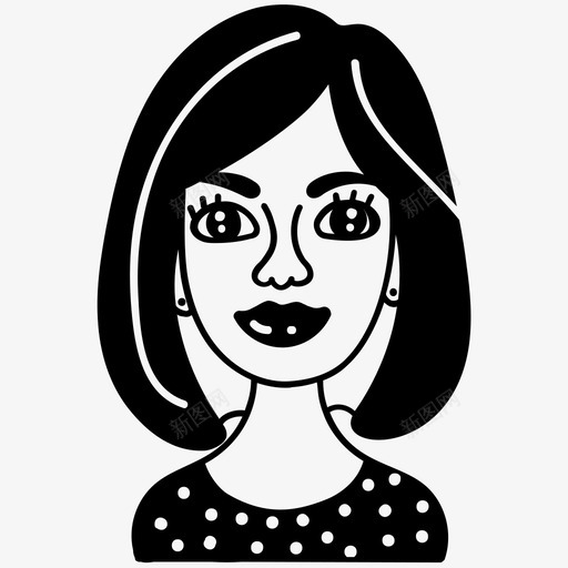 女士实心头像女性年轻女孩svg_新图网 https://ixintu.com 头像 女士 实心 女性 年轻 女孩 年轻人 一组 一组人 人物 社交