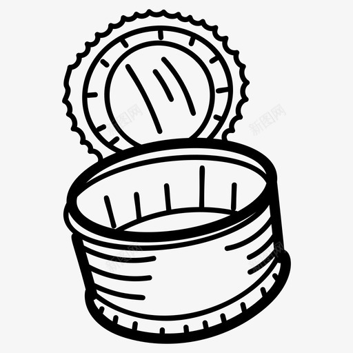 食品盒罐头容器svg_新图网 https://ixintu.com 食品 罐头 容器 罐罐 食品饮料 手绘 图标