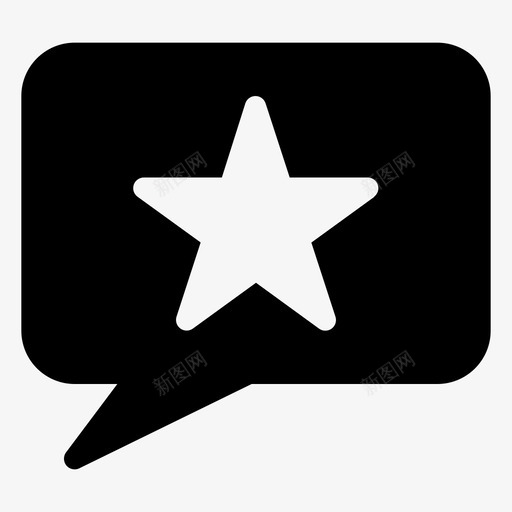 反馈气泡消息svg_新图网 https://ixintu.com 反馈 气泡 消息 评级 星级 碳纤维 手机 浏览器