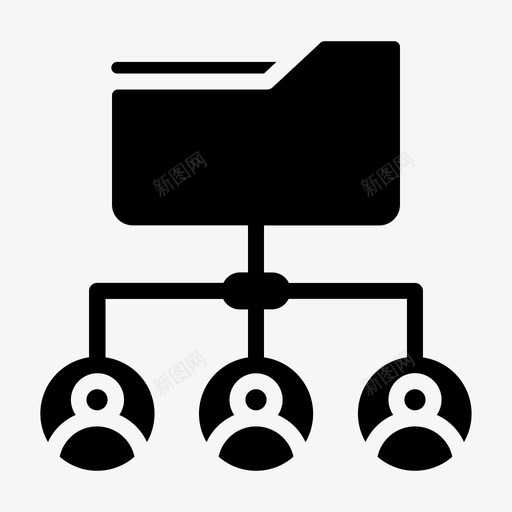 seo文件夹网络共享文档svg_新图网 https://ixintu.com 共享 文件夹 网络 文档 用户