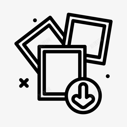 下载照片视频线性svg_新图网 https://ixintu.com 下载 照片 视频 线性