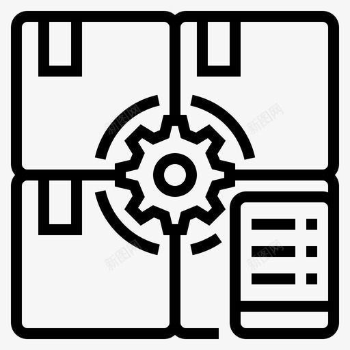 库存管理库存仓库管理svg_新图网 https://ixintu.com 库存管理 库存 仓库管理 业务流程 外包