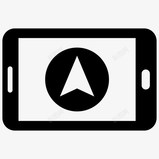 导航应用程序移动应用程序移动gpssvg_新图网 https://ixintu.com 导航 应用程序 移动 智能 手机 地图 字形 图标