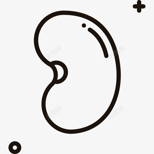 蚕豆svg_新图网 https://ixintu.com 蚕豆