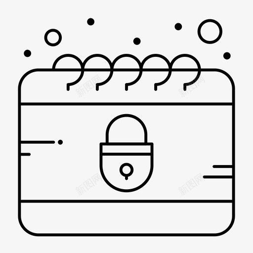 日历犯罪网络svg_新图网 https://ixintu.com 犯罪 网络 日历 日期 互联网 细线
