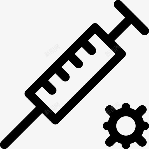 注射器病毒传播1线性svg_新图网 https://ixintu.com 注射器 病毒 传播 线性